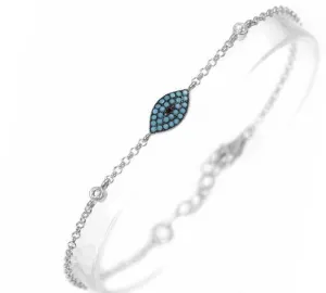 AUDREY TURQUOISE EVIL EYE BRACELET