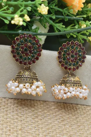 Big Jhumki Zumkas: Multicolored, Festive Partywear