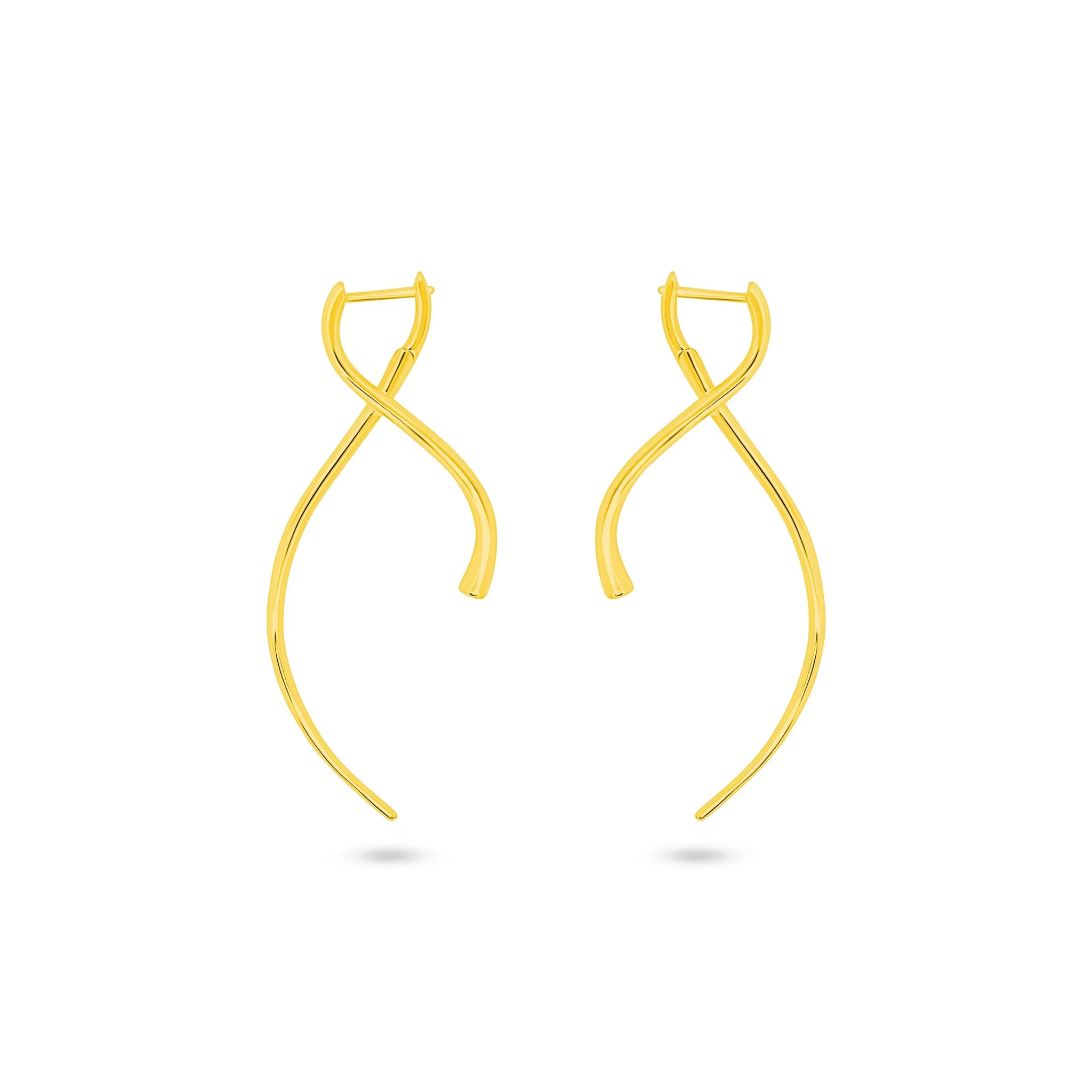 Contemporary Drop Earrings