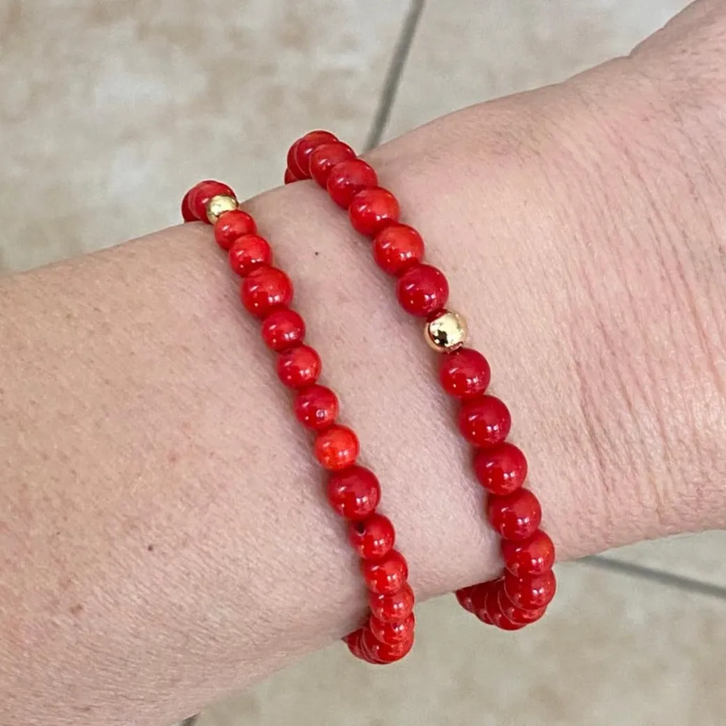 Coral Bracelets