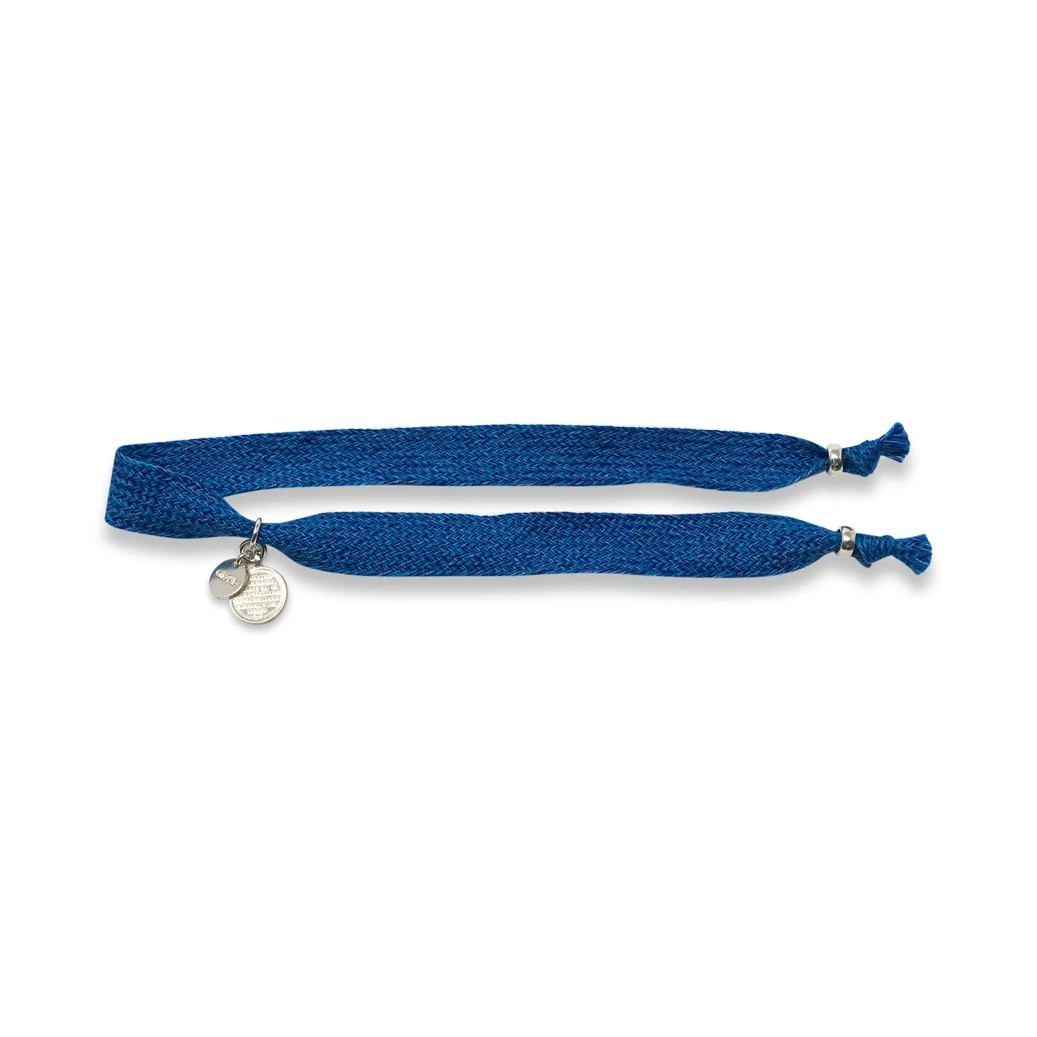 GRAND COTTON BRACELET BLUE TURQUOISE