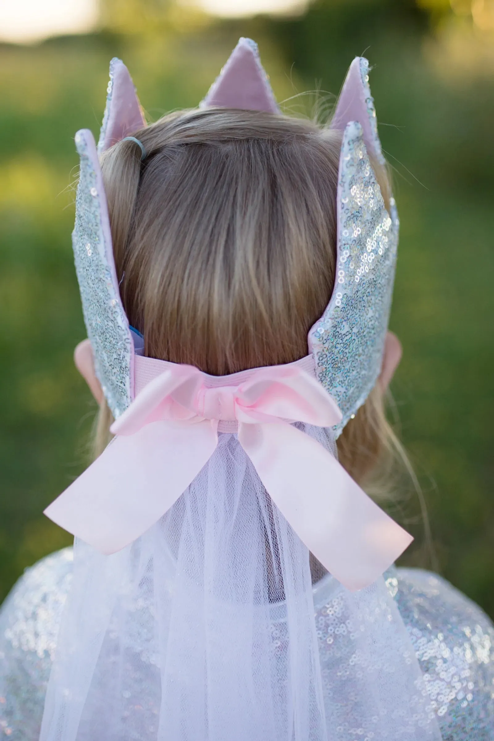 Great Pretenders Sequin Crown with Veil