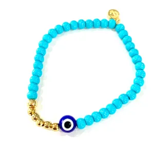 St. Croix Evil Eye Bracelet Turquoise