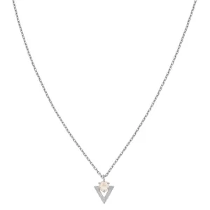 Zoe & Morgan Violet Necklace - Sterling Silver & Rose Quartz